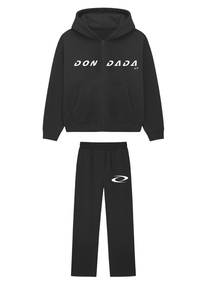 DADA 2.0 Zip Up Sweatsuit (Black/White)