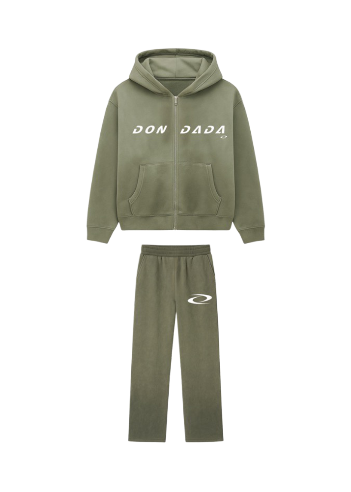 Core Zip Set - Olive