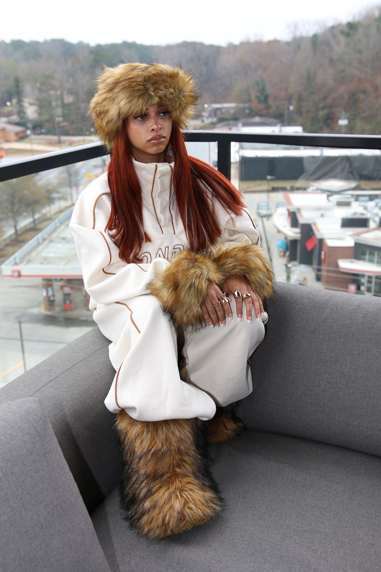 DONDADA WOMEN’S QUARTER BUTTON-UP SET