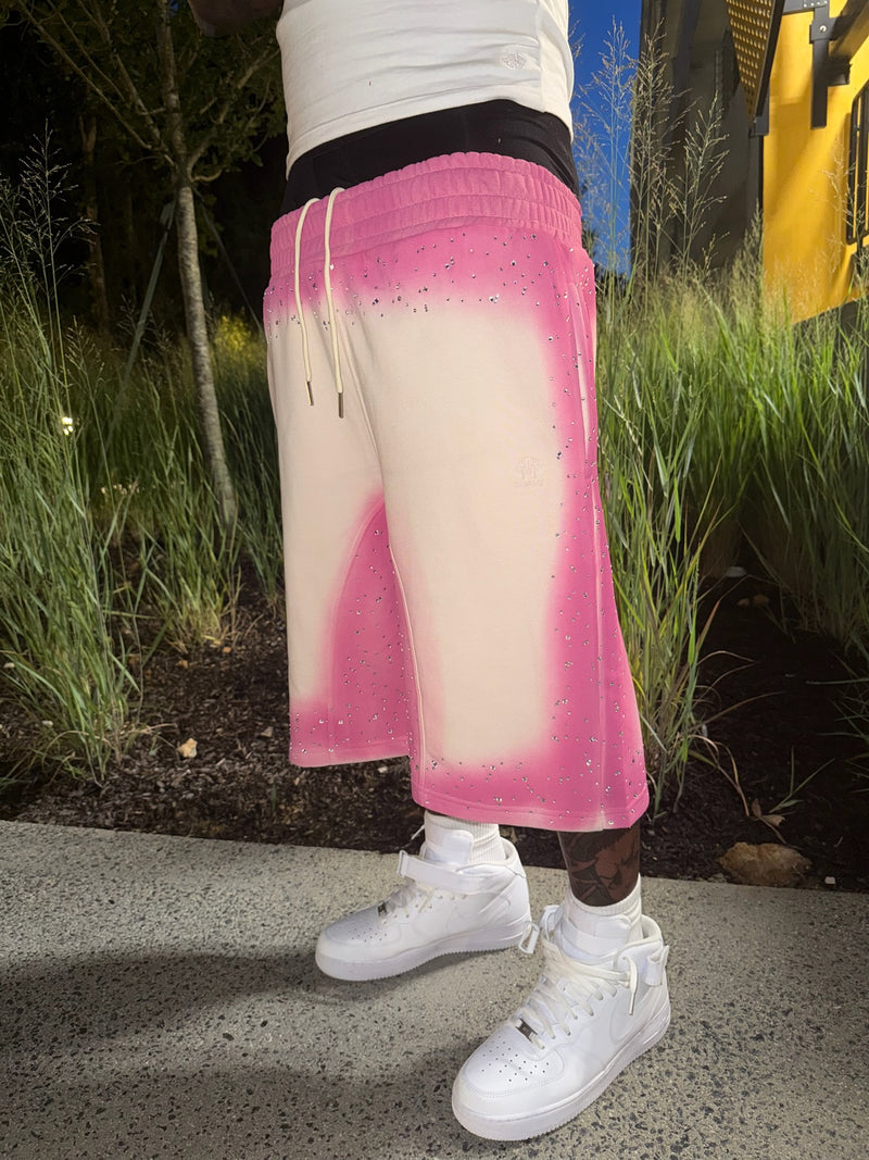 2Tone Rhinestone Shorts