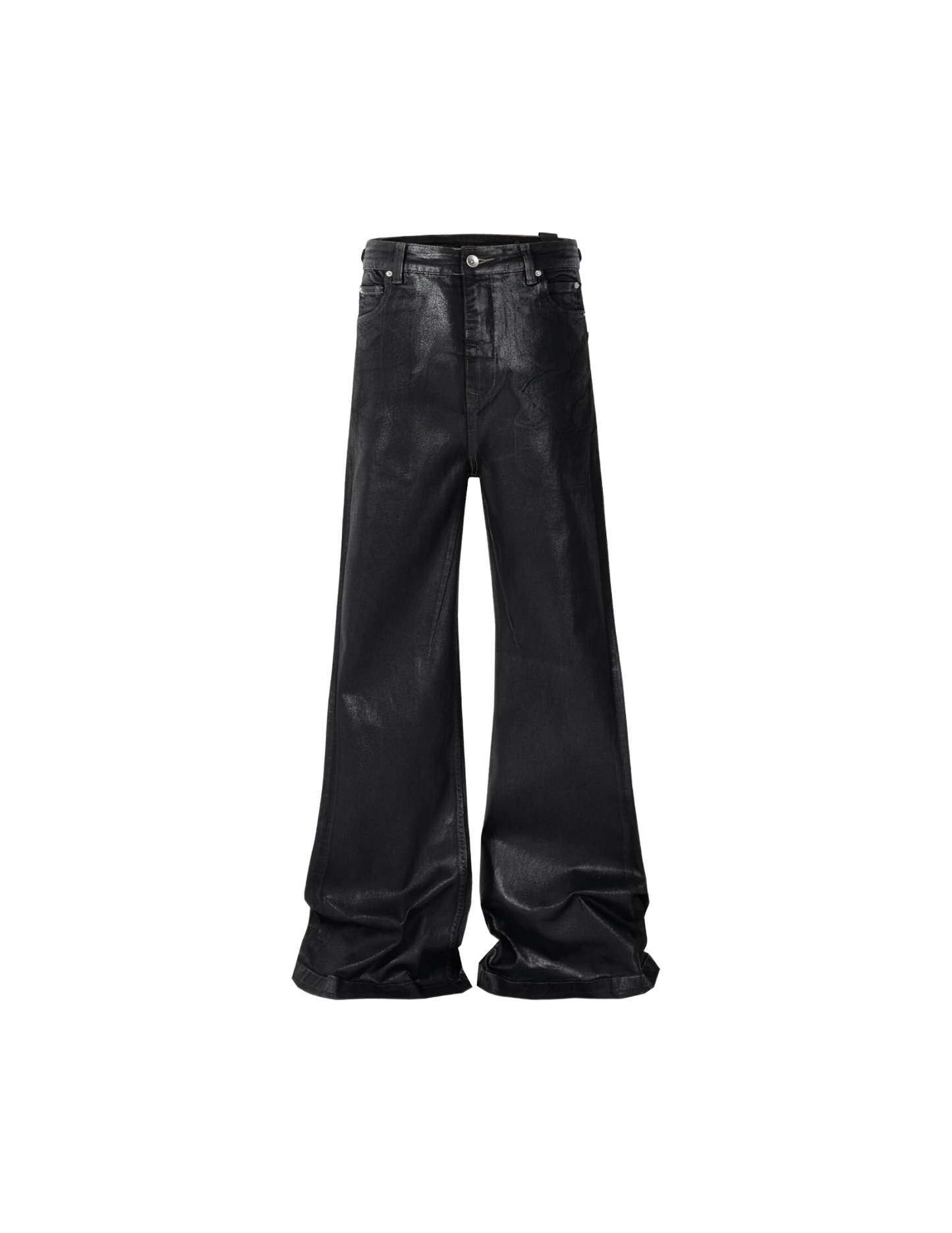 Noir Coated Denim