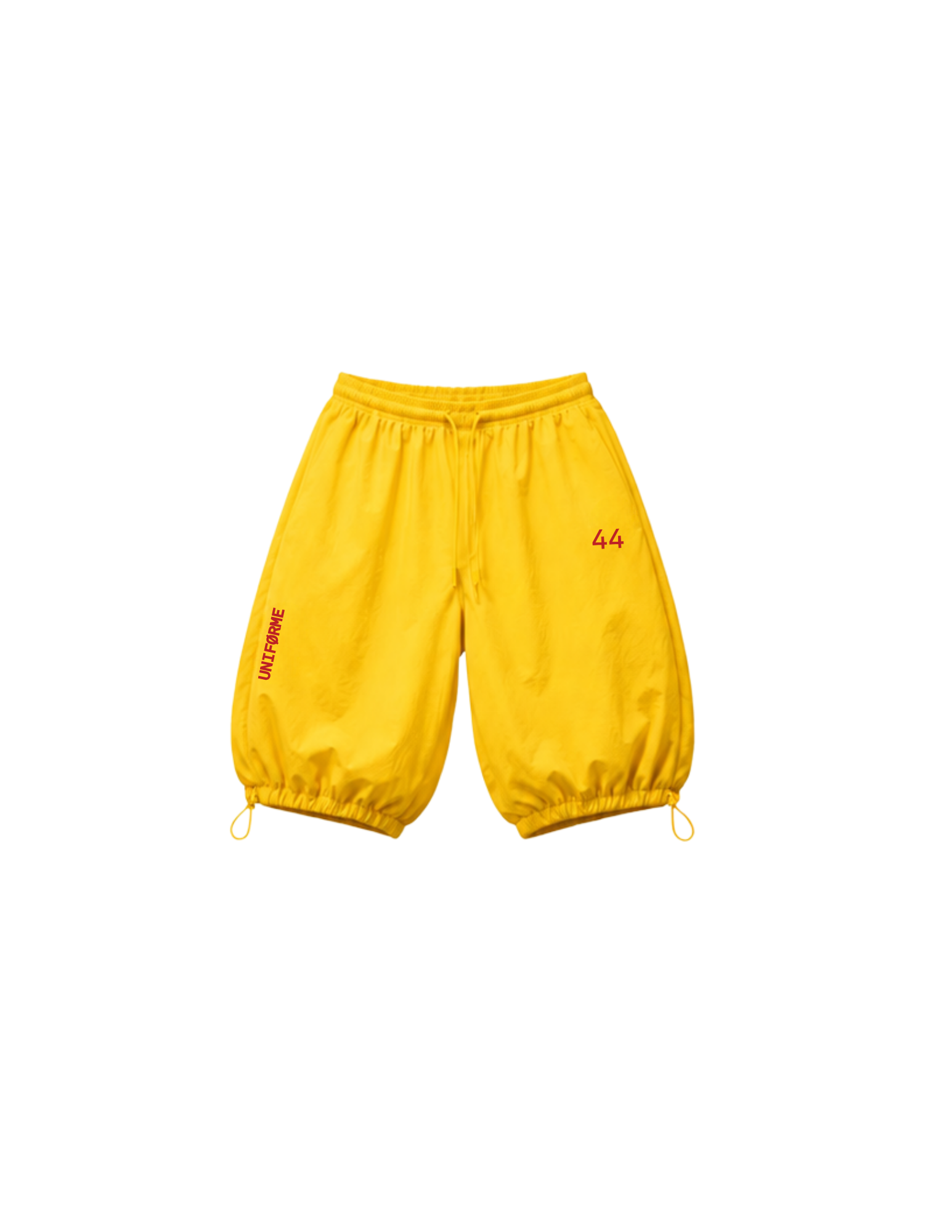 ISSUED NYLON SHORT 44 - YELLOW/CRIMSON