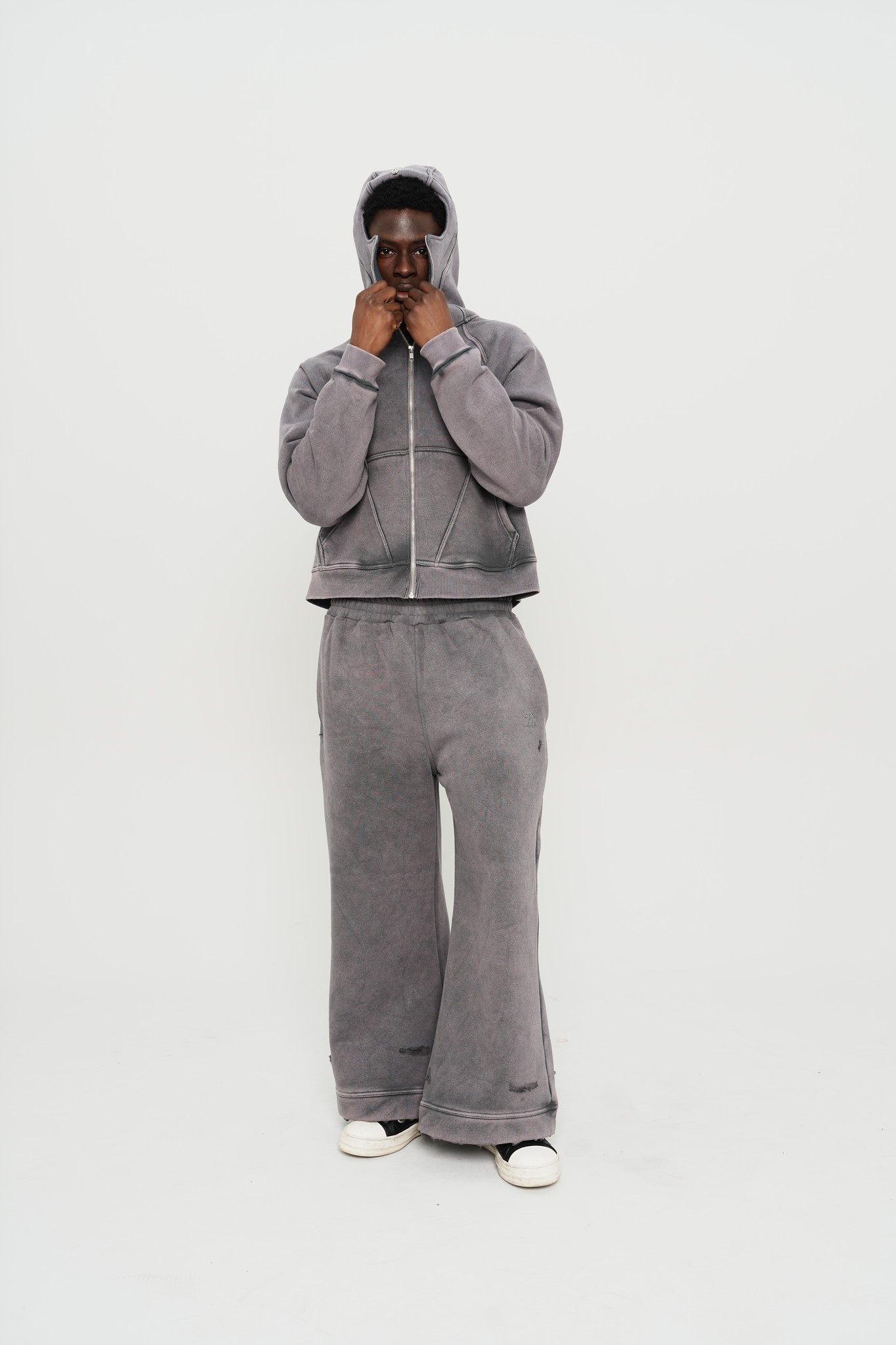 Archive Mask Zip Set - Washed Grey