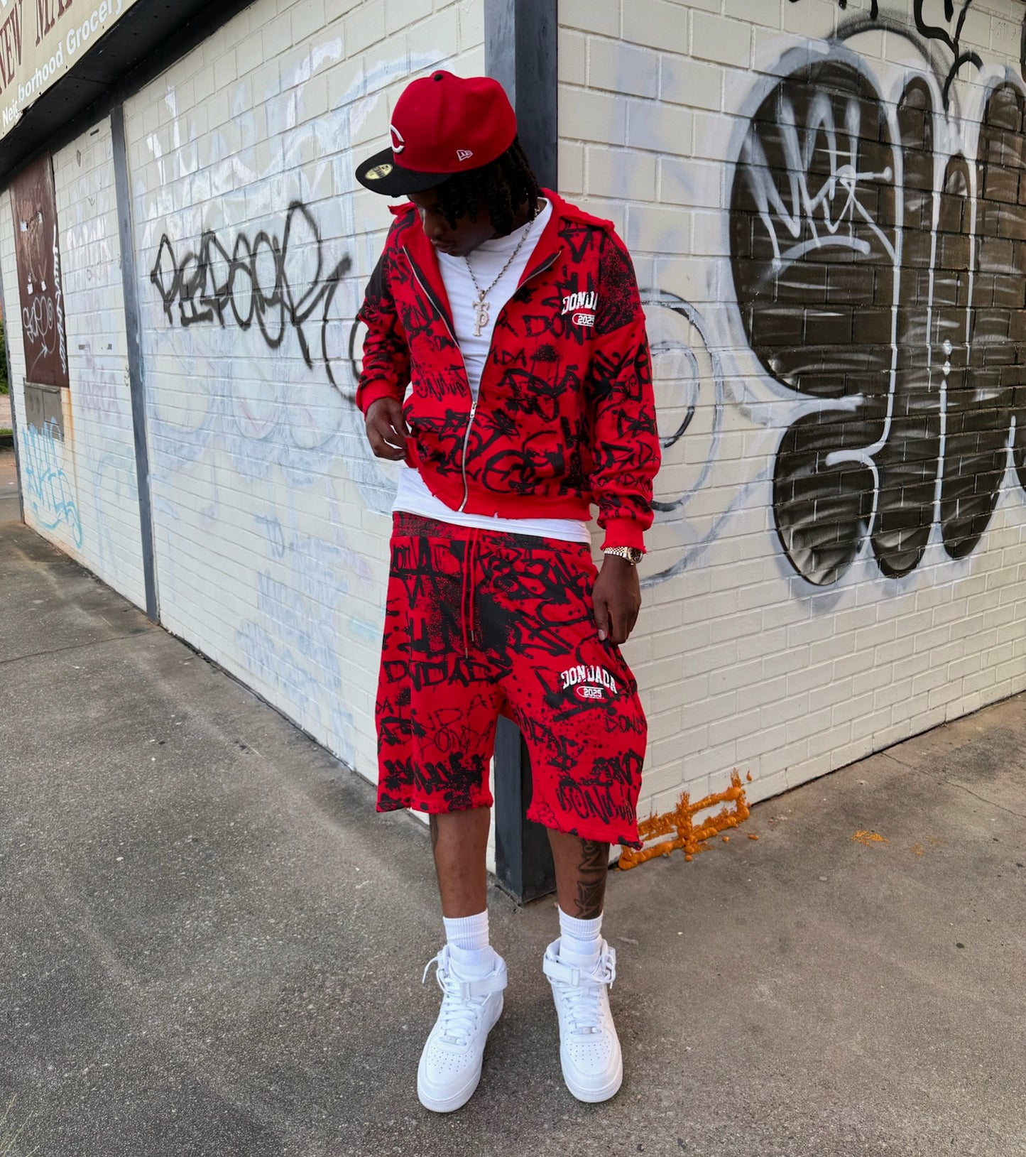 DADA Graffiti Zip Up Set (No Stripes)