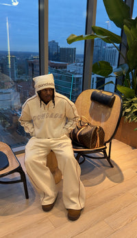 MEN DONDADA QUARTER BUTTON-UP TRACK SET