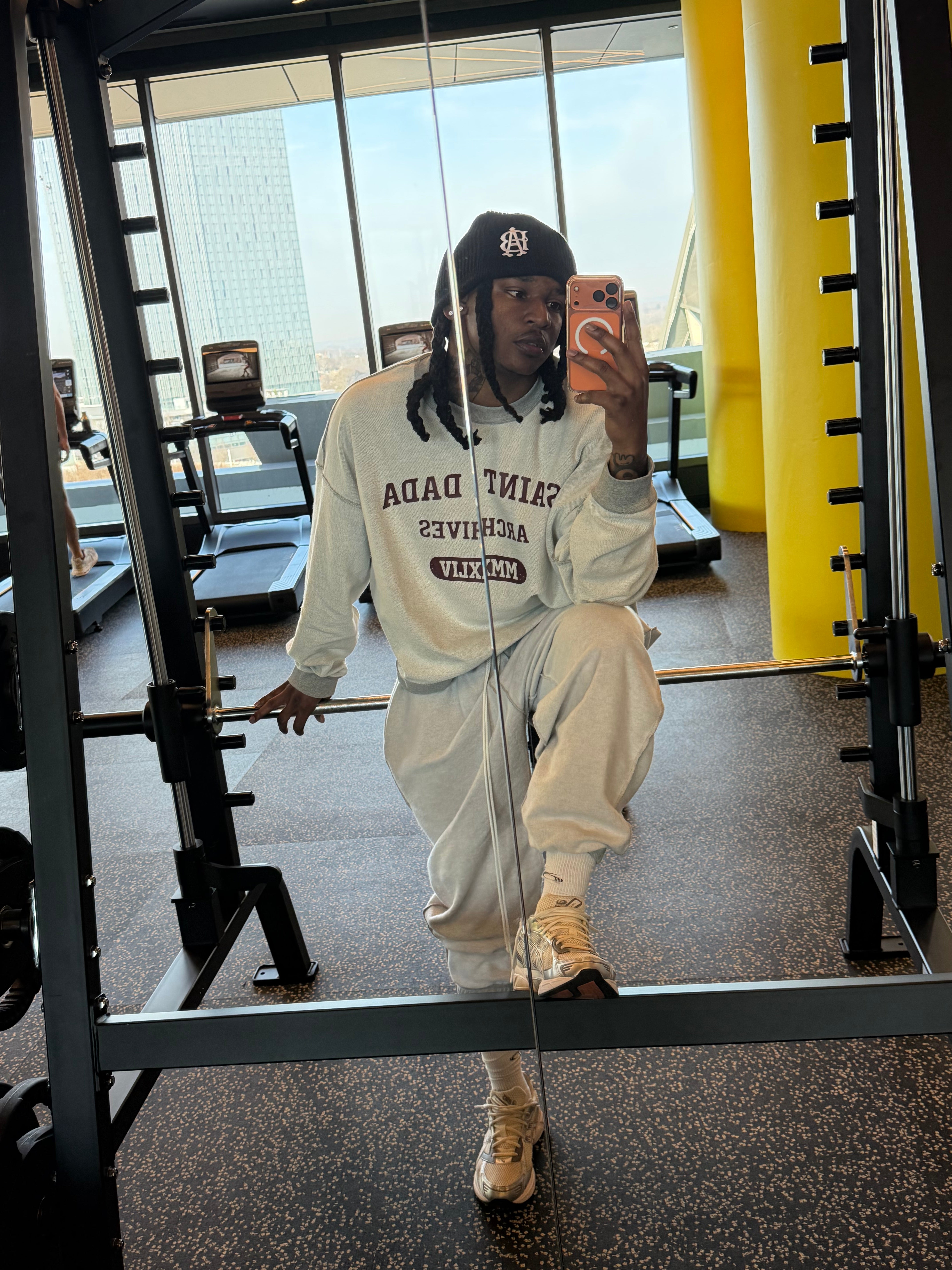 Saint DADA Archives Crewneck – Inverted Grey