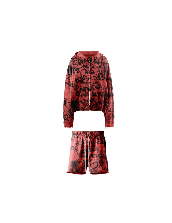 DADA Graffiti Zip Up Set (No Stripes)