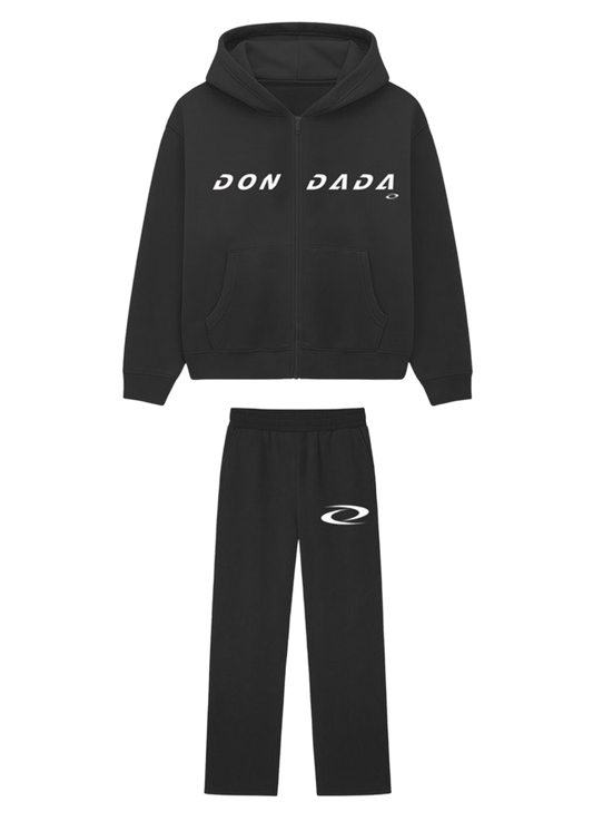 DADA 2.0 Zip Up Sweatsuit (Black/White)