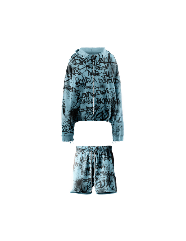 DADA Graffiti Zip Up Set (No Stripes)