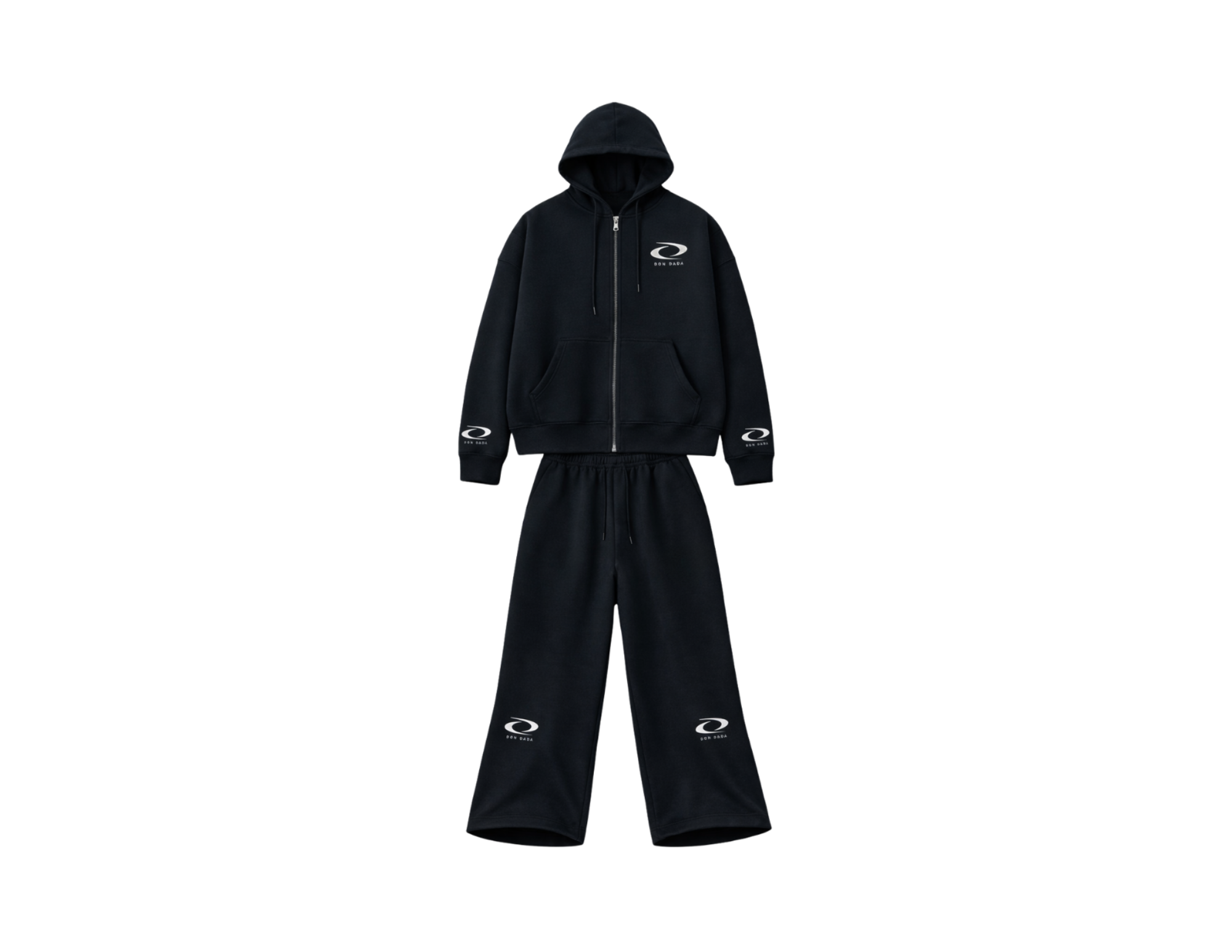 U44 Zip Set — Black