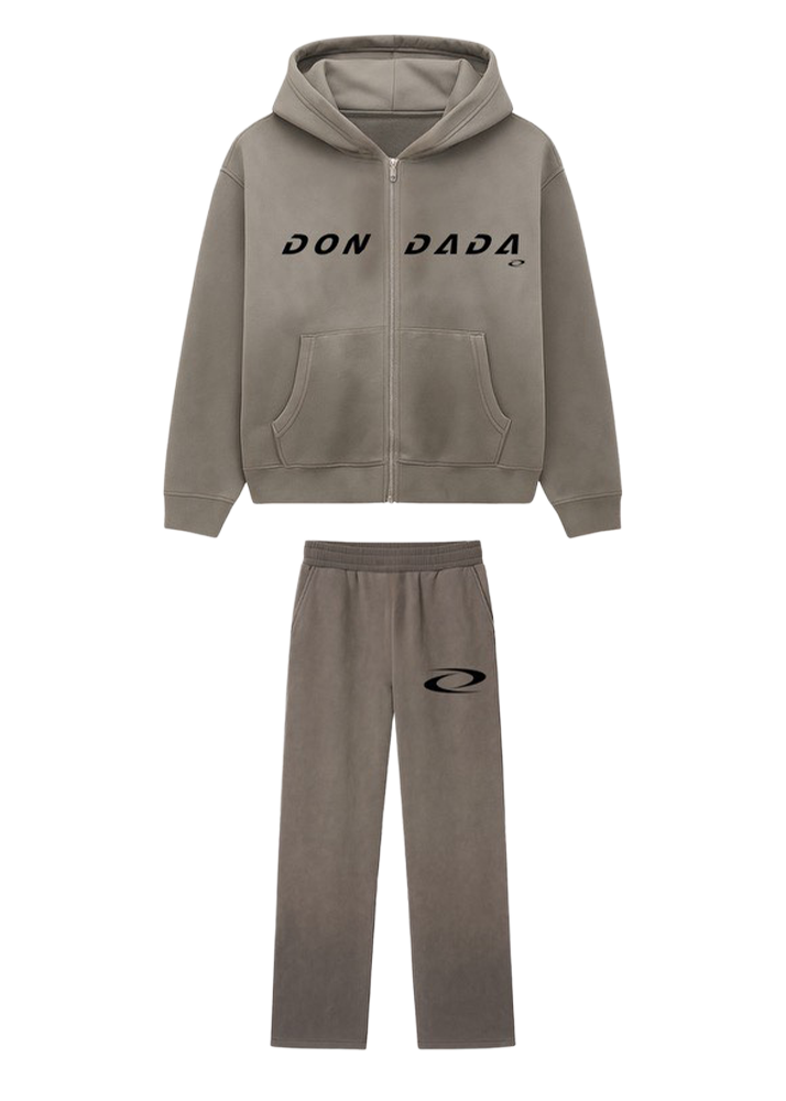 DADA 2.0 Zip Up Sweatsuit (Charcoal/Black)