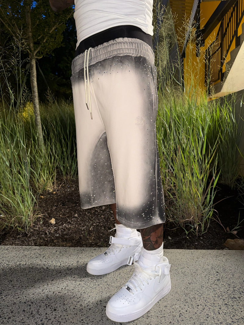2Tone Rhinestone Shorts