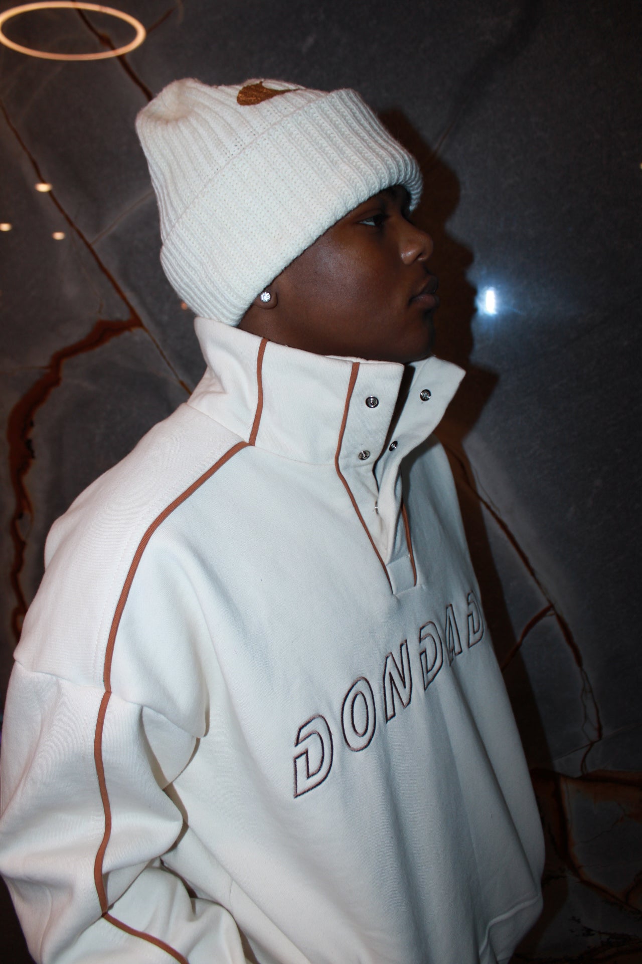 M QRT BUTTON SET - BROWN